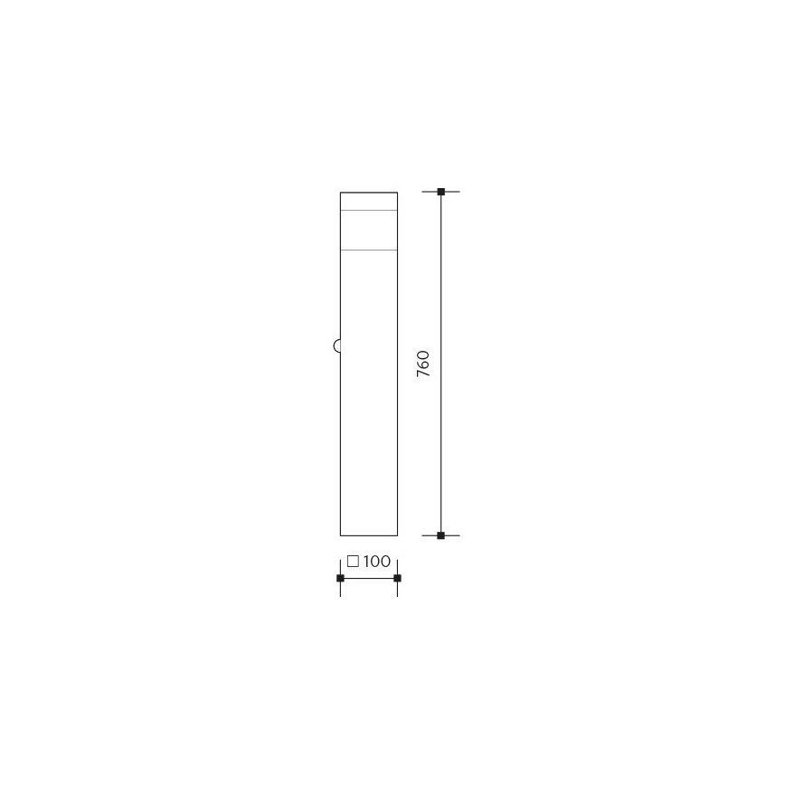 Ulkovalaisin anturilla GARD 1xE14/60W/230V IP44