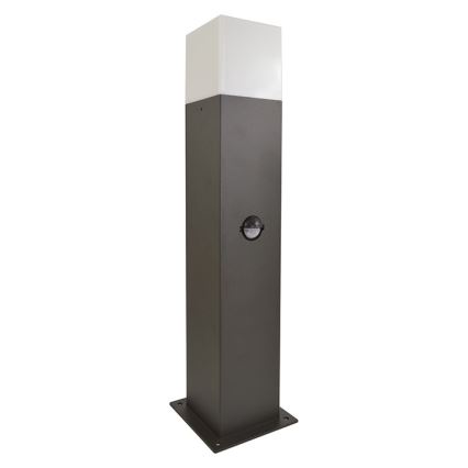 Ulkovalaisin anturilla NEW YORK 1xE27/12W/230V IP44 44 cm grafiitti