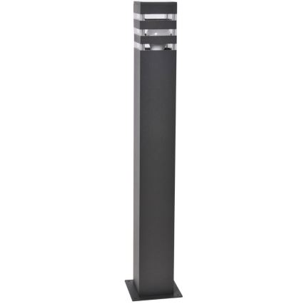 Ulkovalaisin anturilla TEKSAS 1xE27/12W/230V IP44 74 cm grafiitti