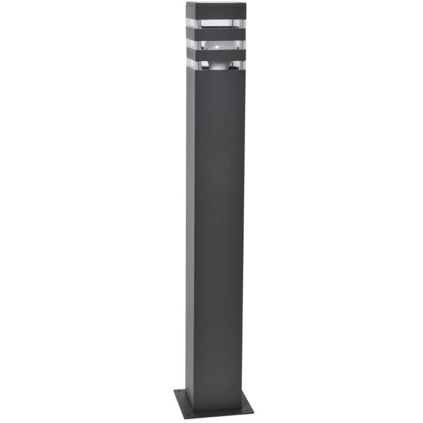 Ulkovalaisin anturilla TEKSAS 1xE27/12W/230V IP44 74 cm grafiitti