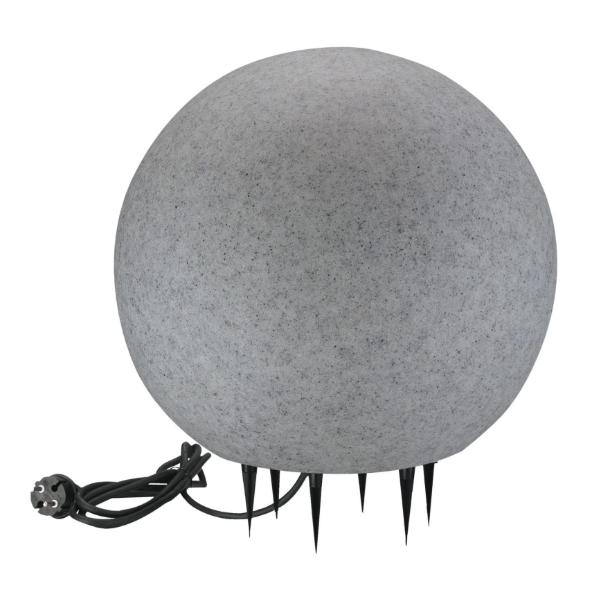 Ulkovalaisin ARGENTO 1xE27/15W/230V halkaisija 40 cm IP65 harmaa
