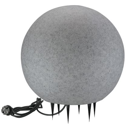 Ulkovalaisin ARGENTO 1xE27/15W/230V halkaisija 50 cm IP65 harmaa