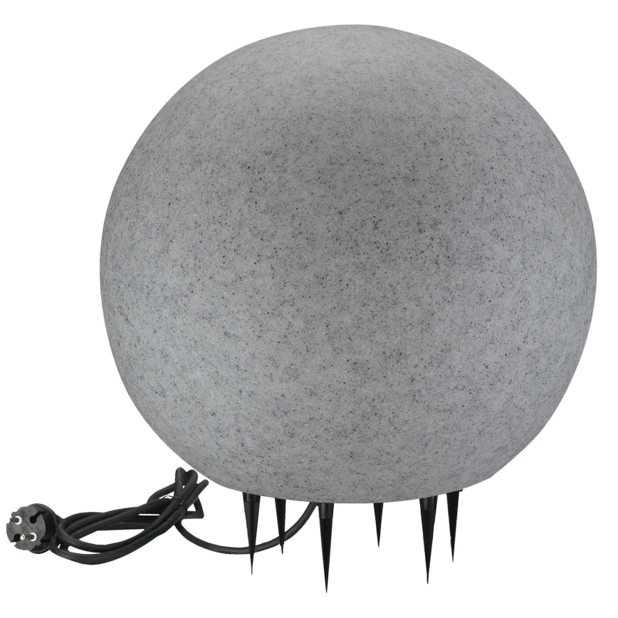 Ulkovalaisin ARGENTO 1xE27/15W/230V halkaisija 50 cm IP65 harmaa