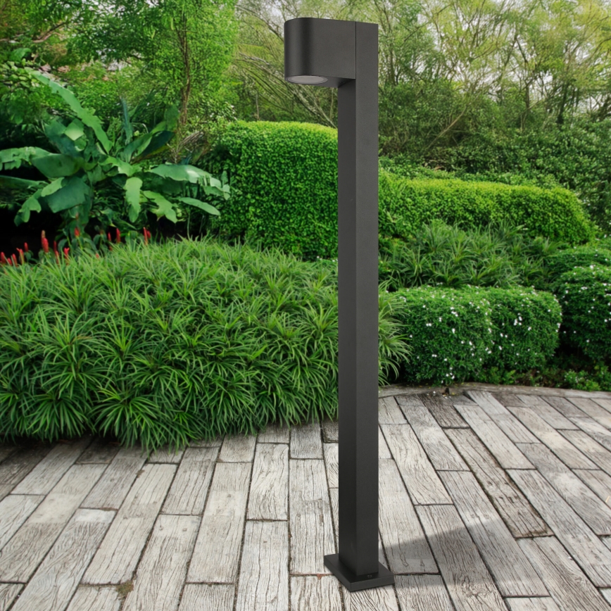 Ulkovalaisin BOSTON 1xGU10/10W/230V 80 cm IP54 musta