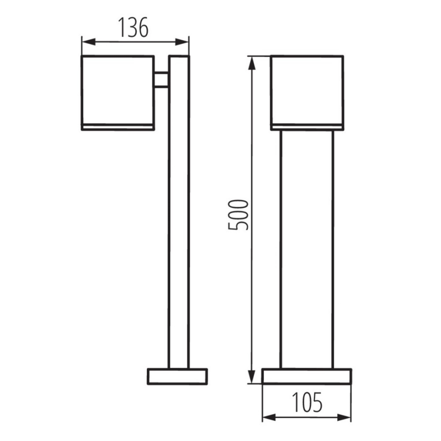 Ulkovalaisin GORI 1xGU10/35W/230V IP44