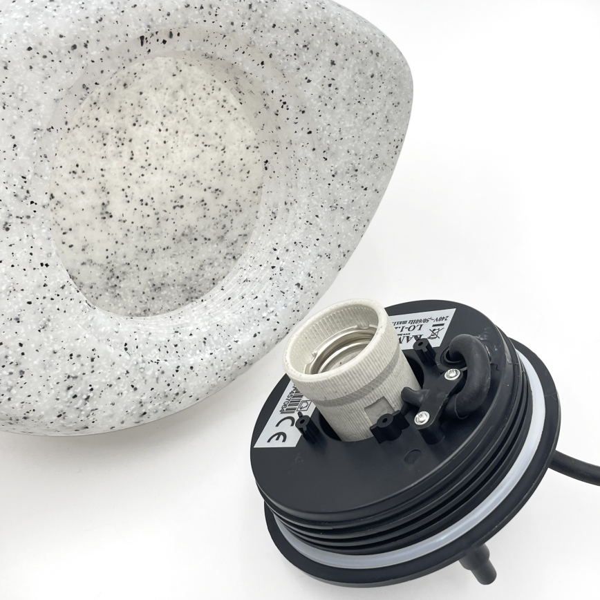 Ulkovalaisin LUMISTONE 1xE27/15W/230V IP65 Ø 26,5 cm