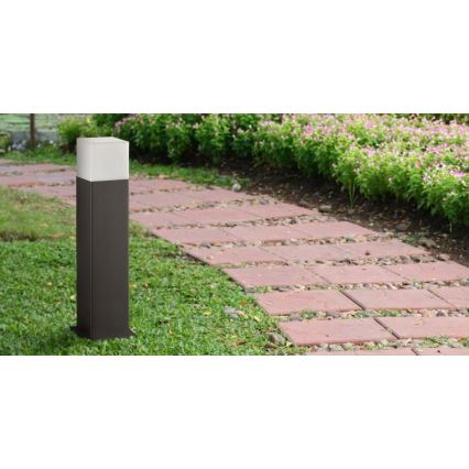 Ulkovalaisin NEW YORK 1xE27/12W/230V IP44 44 cm antrasiitti