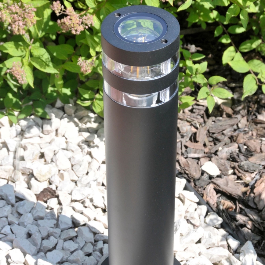 Ulkovalaisin RINO 1xE27/12W/230V IP54 44 cm musta
