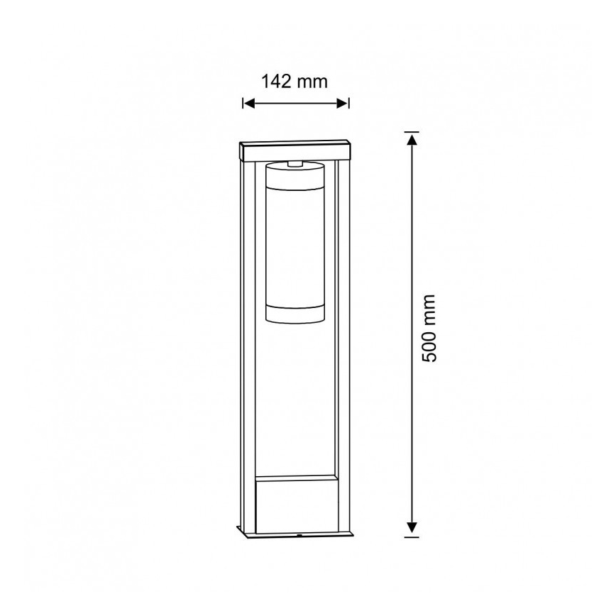 Ulkovalaisin SPECTRA 1xE27/10W/230V IP44 50 cm