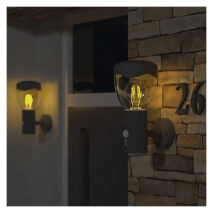Ulkovalo anturilla ARTEO 1xE27/15W/230V IP44