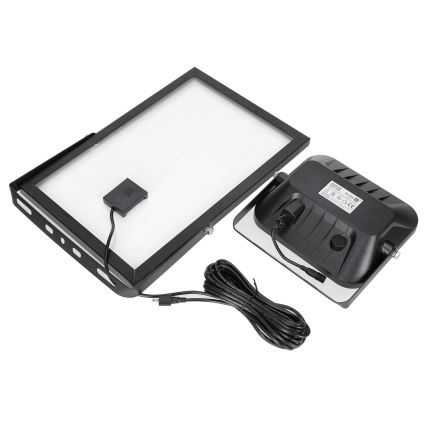 Ulkovalonheitin aurinkokennolla anturi LED/30W/6,4V 4000K IP65 + kaukosäädin