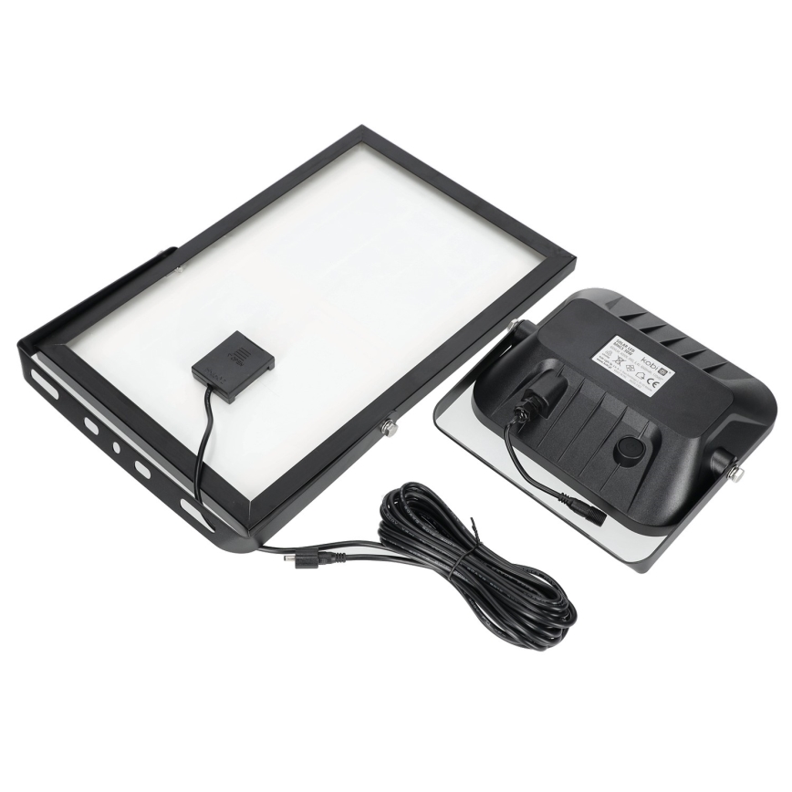 Ulkovalonheitin aurinkokennolla anturi LED/30W/6,4V 4000K IP65 + kaukosäädin