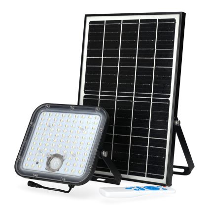 Ulkovalonheitin aurinkokennolla anturi LED/30W/6,4V 4000K IP65 + kaukosäädin