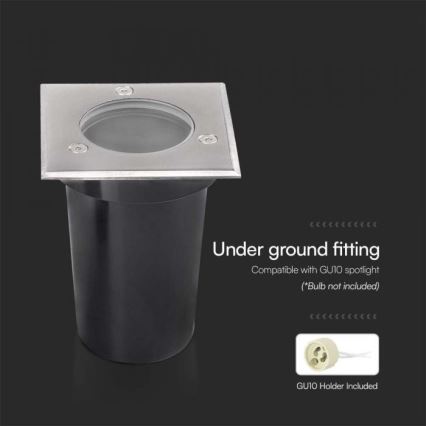 Ulkoväylän valo 1xGU10/35W/230V IP67
