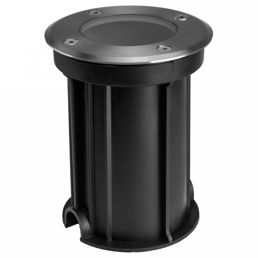 Ulkoväylän valo LUKKA CONNECT 1xGU10/4W/230V IP67 mattakromi pyöreä