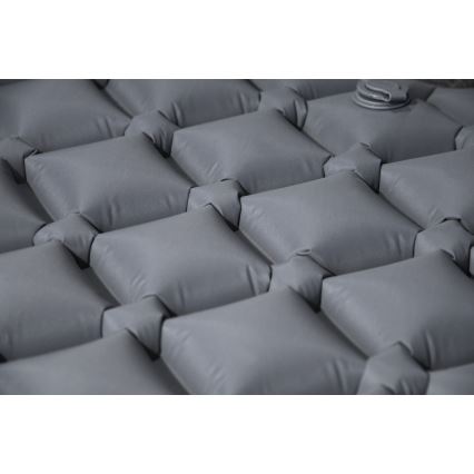 Ultrakevyt puhallettava retkeilymatto 500 g harmaa