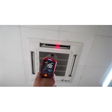 Uni-T - Infrapuna-kontaktiton lämpömittari 1x9V 6LR61 1300°C
