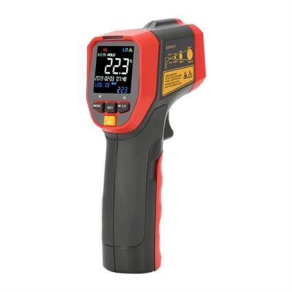 Uni-T - Infrapuna-kontaktiton lämpömittari 1x9V 6LR61 600°C