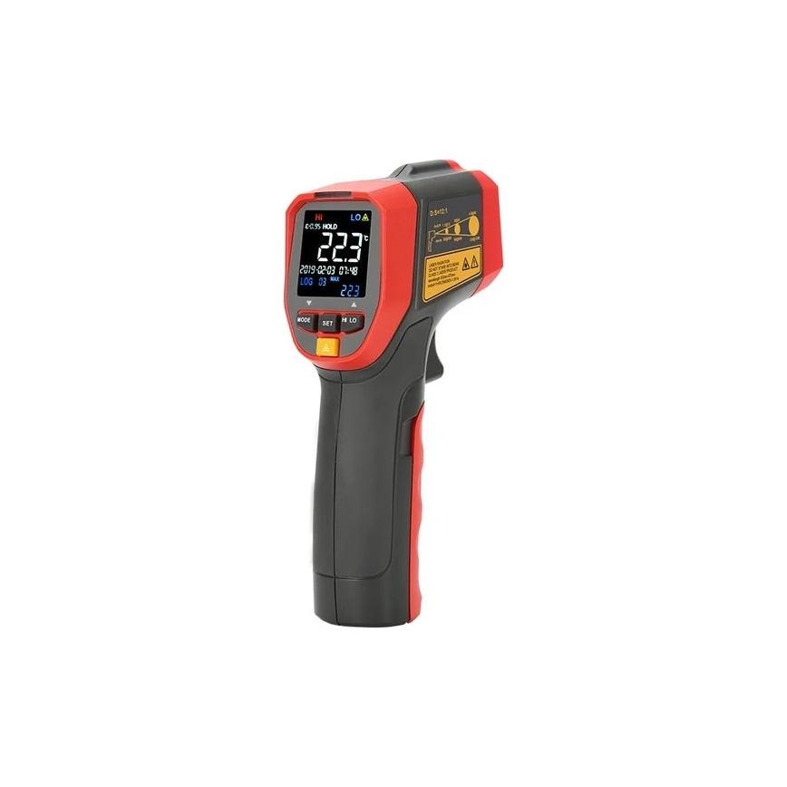 Uni-T - Infrapuna-kontaktiton lämpömittari 1x9V 6LR61 600°C