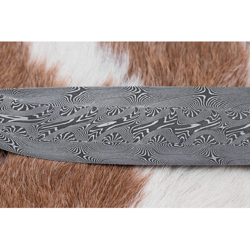 Uniikki Damascus-veitsi 13,8 cm vaahtera
