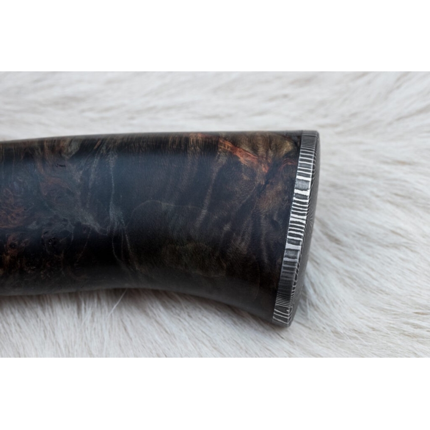 Uniikki Damascus-veitsi 13,8 cm vaahtera