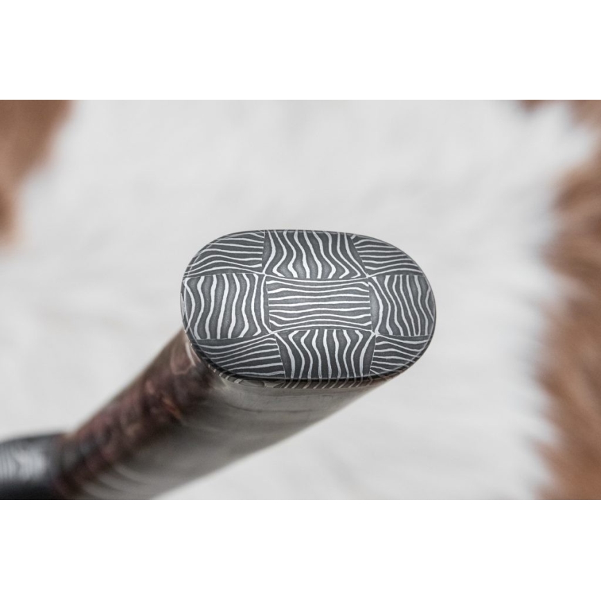 Uniikki Damascus-veitsi 14 cm tuhka
