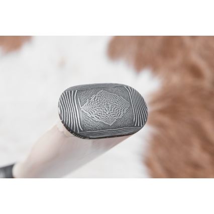 Uniikki Damascus-veitsi 15 cm mammutinhammas