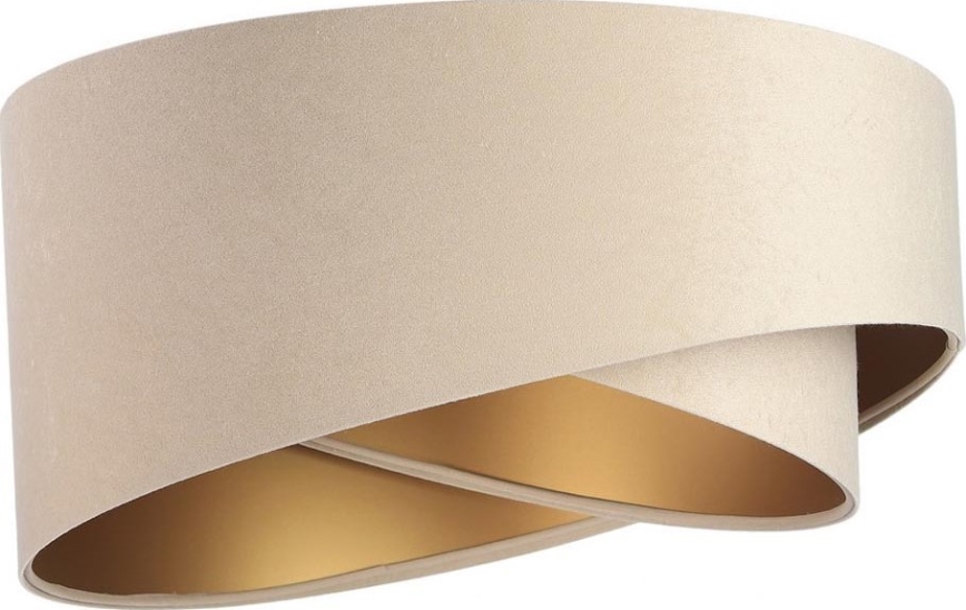 Universaali lampunvarjostin GALAXY E27 halkaisija 45 cm beige/kulta