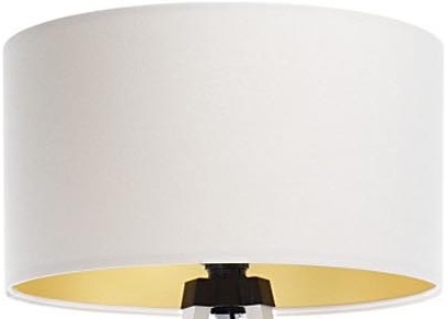 Universaali lampunvarjostin STANDART E27 halkaisija 45 cm valkoinen/kulta