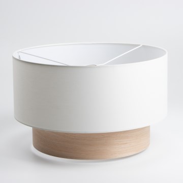 Universaali varjostin KERIA Ø 50 cm valkoinen/ruskea