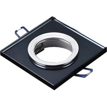 Upotettava alasvalaisin 1xGU10/MR16/10W/230V 9x9 cm musta