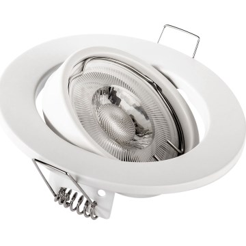Upotettava alasvalaisin 1xGU10/MR16/10W/230V, halkaisija 9 cm, valkoinen
