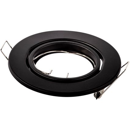 Upotettava alasvalo 1xGU10/MR16/10W/230V, Ø 9 cm, musta