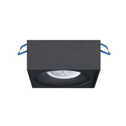 Upotettava kohdevalo BALI 1xGU5,3/MR16/25W/12V neliö musta
