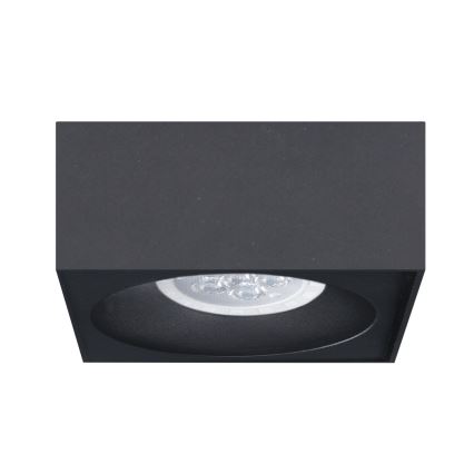 Upotettava kohdevalo BALI 1xGU5,3/MR16/25W/12V neliö musta