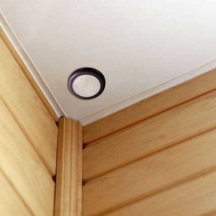 Upotettava liiketunnistin PIR 360° 400W/230V musta