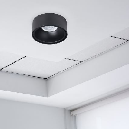 Upotettava valonheitin BALI 1xGU5,3/MR16/25W/12V pyöreä musta