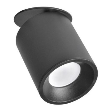 Upotettu kohdevalo HARON 1xGU10/10W/230V musta