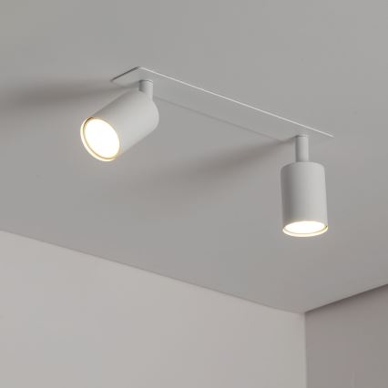 Upotettu kohdevalo NEX 2xGU10/10W/230V valkoinen