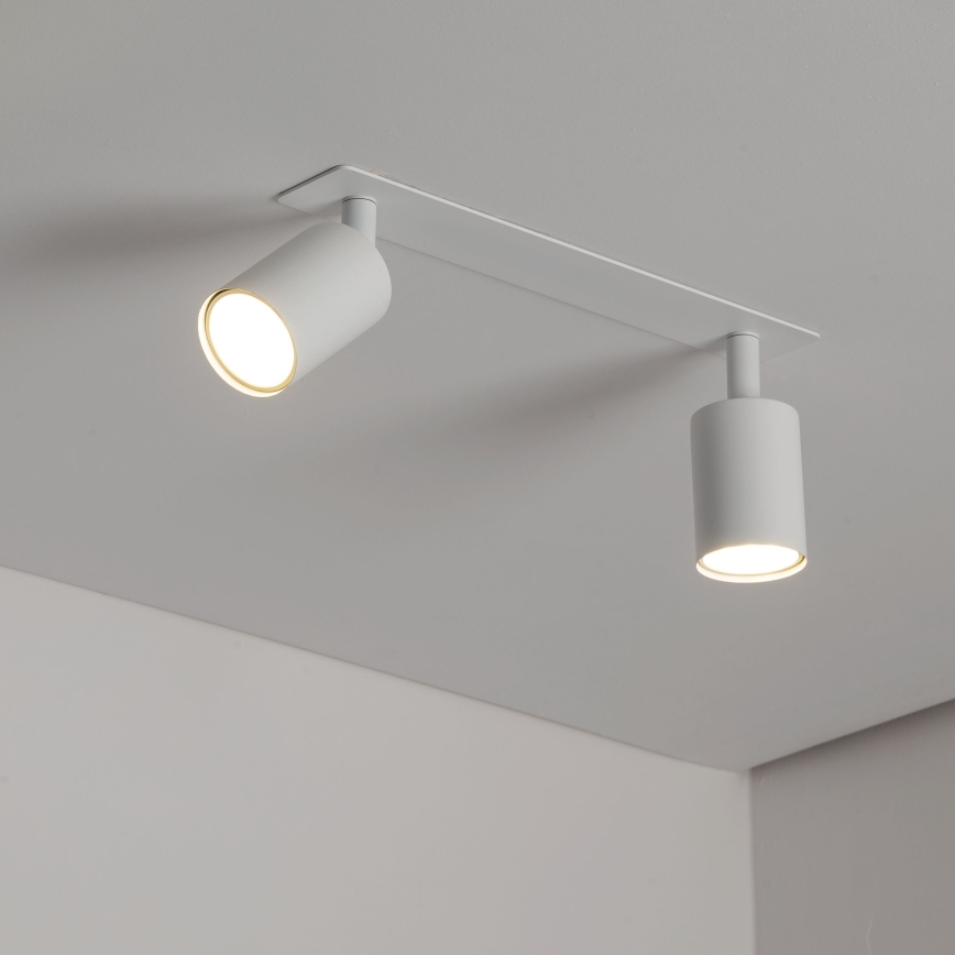 Upotettu kohdevalo NEX 2xGU10/10W/230V valkoinen