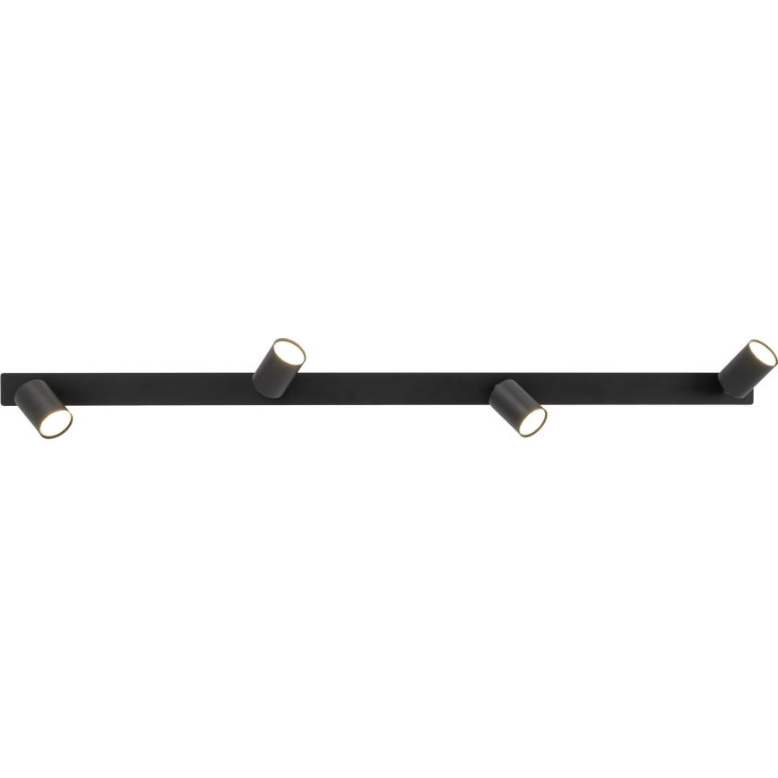 Upotettu kohdevalo NEX 4xGU10/10W/230V musta