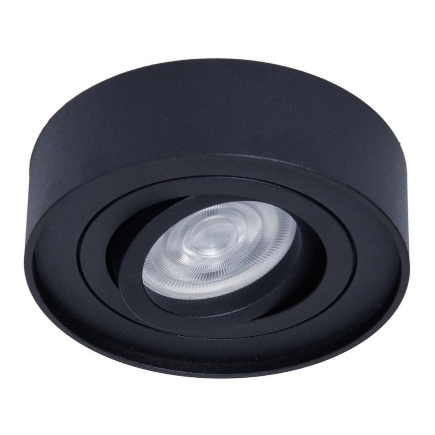 Upotettu kohdevalo NUSA 1xGU5,3/MR16/50W/12V pyöreä musta