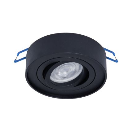Upotettu kohdevalo NUSA 1xGU5,3/MR16/50W/12V pyöreä musta