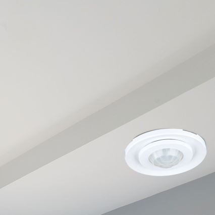 Upotettu liiketunnistin PIR 360° 400W/230V valkoinen
