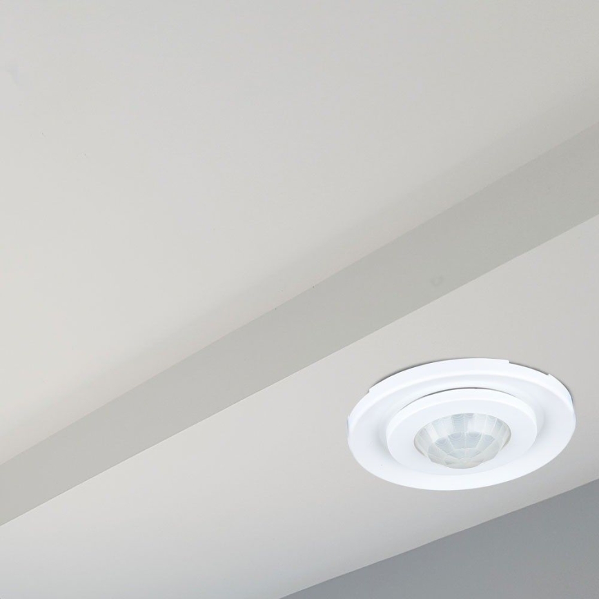 Upotettu liiketunnistin PIR 360° 400W/230V valkoinen