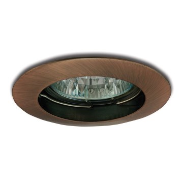 Upotettu valo 1xGU5,3/50W/12V kupari
