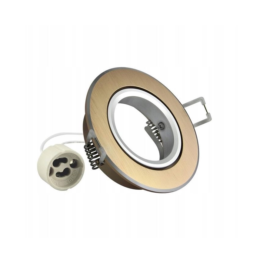 Upotettu valo EAST OPAL 1xGU10/8W/230V halkaisija 8,5 cm kulta