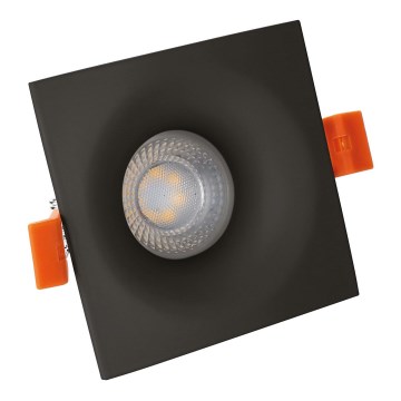 Upotettu valo FIALE 1xGU10/36W/230V kulmikas musta