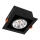 Upotettu valo PLAZA AR111 1xGU10/12W/230V musta
