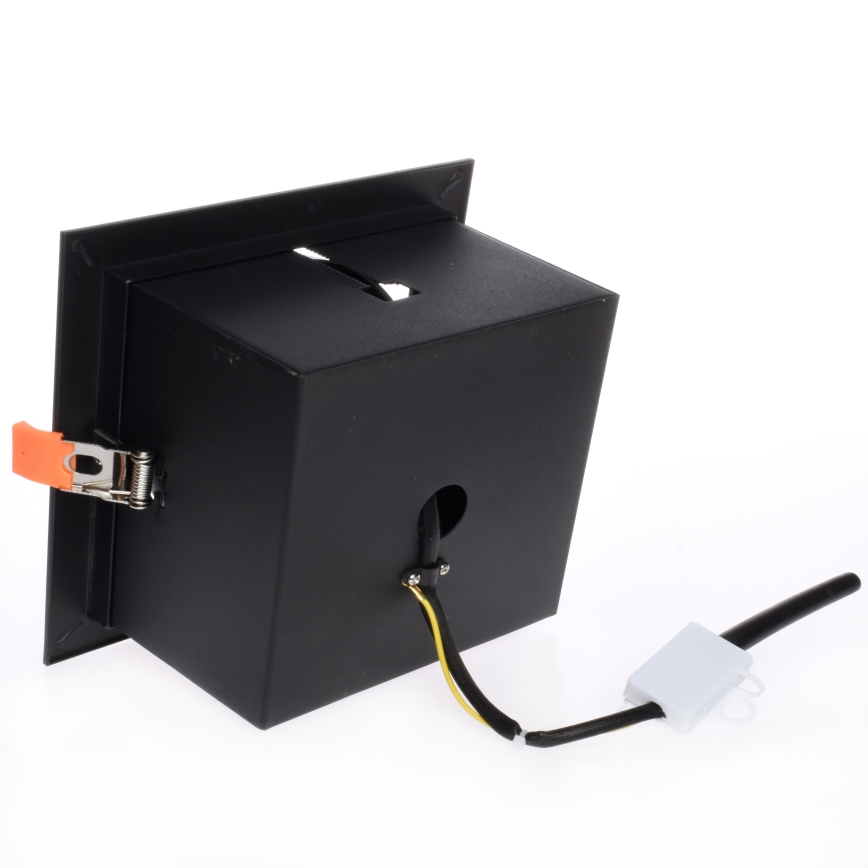 Upotettu valo PLAZA AR111 1xGU10/12W/230V musta